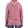 Mobile Cooling Woman's Drirelease Mobile Cooling Hoodie, Plum, XS MCWT03380121